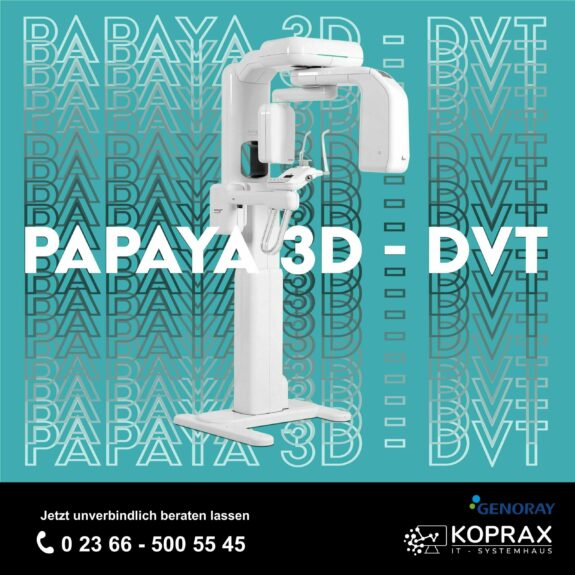 GENORAY PAPAYA 3D – DVT  NEUGERÄT „inkl. Installation, Workstation, Befundmonitor“ | 170535