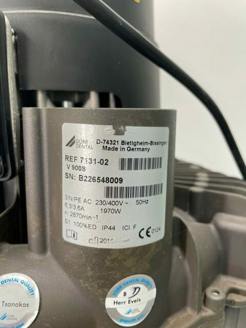 Saugmaschine Dürr V 900 400V trocken | 171872 Saugmaschine Dürr V 900 400V trocken | 171872