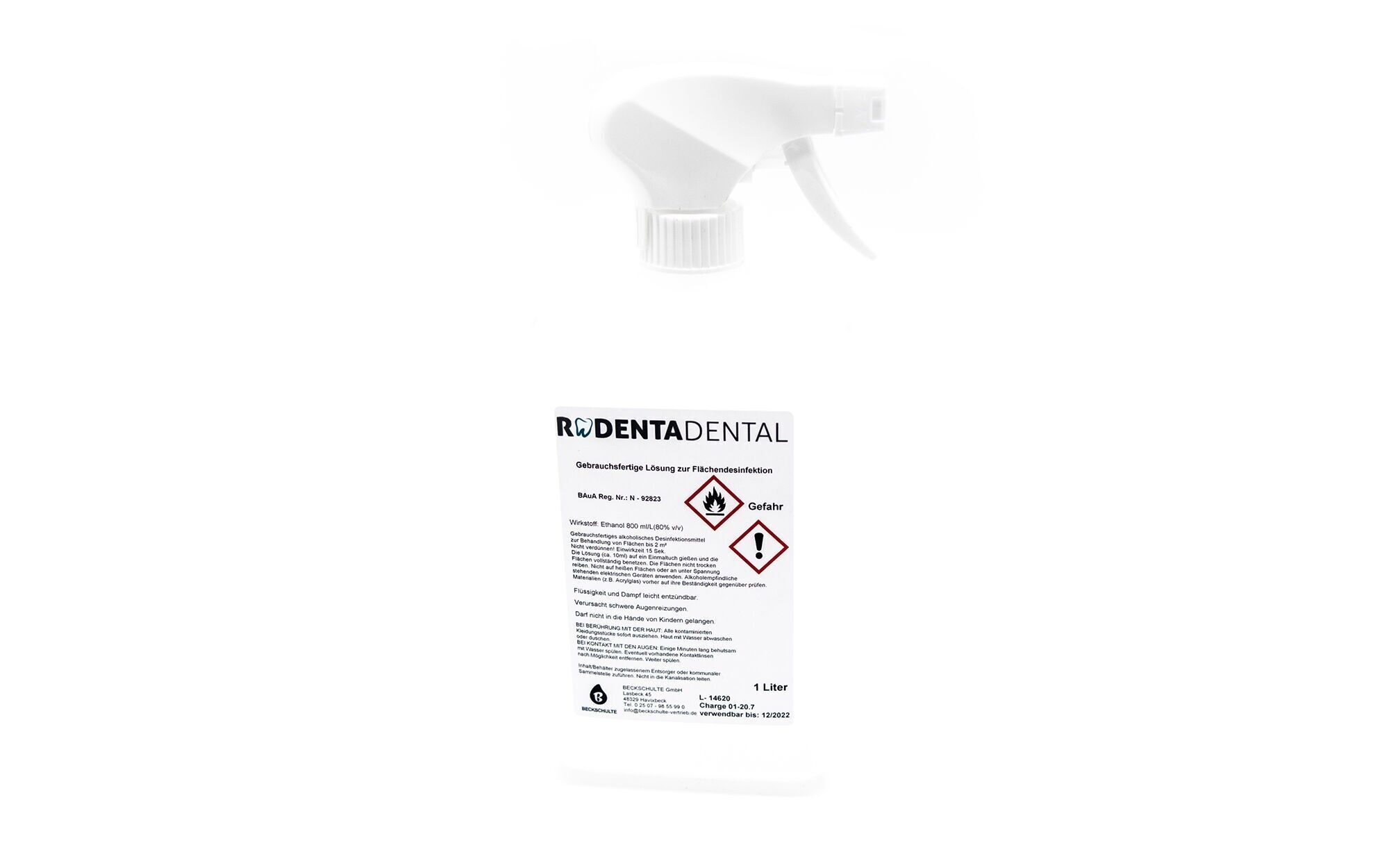 Flächendesinfektion 1l Flasche mit Sprühkopf | 329214 Flächendesinfektion 1l Flasche mit Sprühkopf | 329214