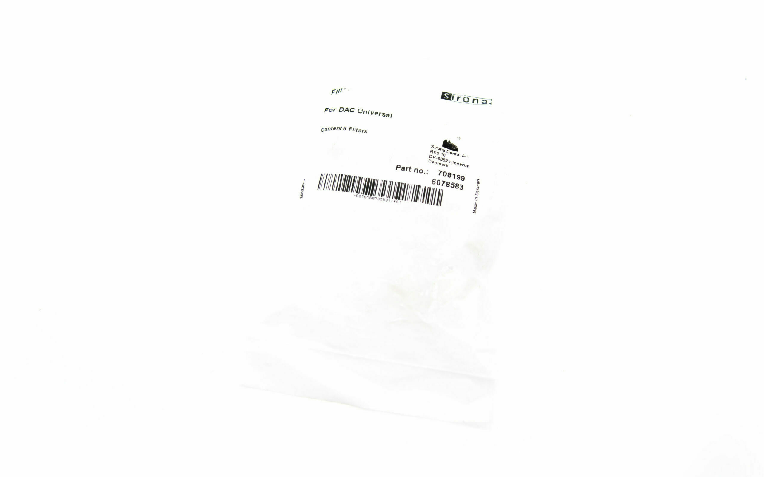 Sirona DAC Filter Ablauffilter für Filtergehäuse – 60 78 583 | 329499 Sirona DAC Filter Ablauffilter für Filtergehäuse – 60 78 583 | 329499