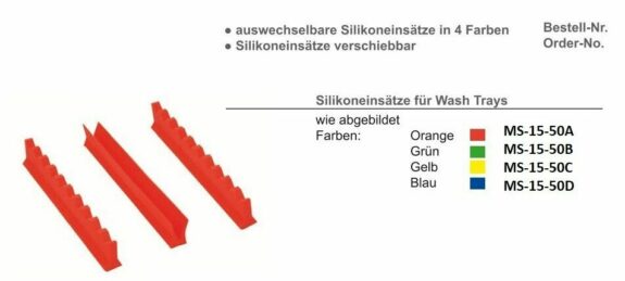 Silikoneinsätze für Waschtrays | 182156