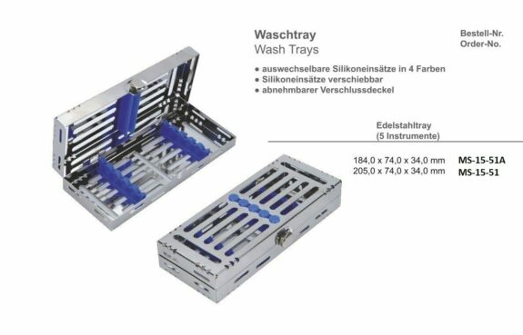 Waschtrays für 5 Instrumente | 182151