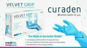 Nitril Handschuhe von Curaden 10 x 100 Stck / 1000 Stck Gr. S | 181235