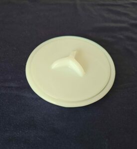 Becht Derfla Schale Nr. 633 mit Deckel, Opalglas Becht Derfla Schale Nr. 633 mit Deckel, Opalglas