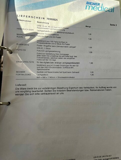 Lachgasgerät Sedaflow digital von Biewer Medical | 182302 Lachgasgerät Sedaflow digital von Biewer Medical | 182302