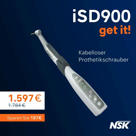 NSK Aktion: iSD 900 – Kabelloser Prothetikschrauber | 183640