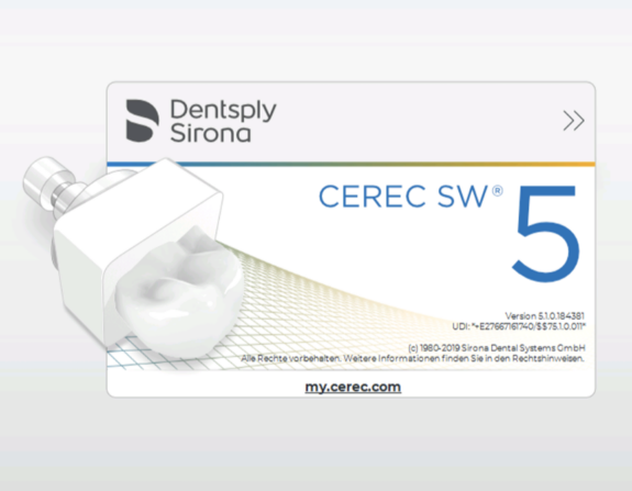 Dentsply Sirona CEREC SW 5.1.3 Software Upgrade Lizenz für Omnicam / Primescan NEU | 183714