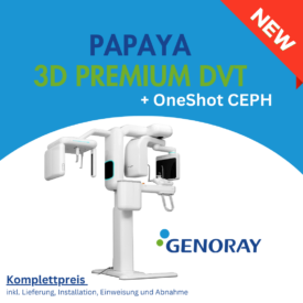 GENORAY Röntgengerät PAPAYA 3D PREMIUM „23×24 FOV“ DVT mit OneShot CEPH GENORAY Röntgengerät PAPAYA 3D PREMIUM „23×24 FOV“ DVT mit OneShot CEPH