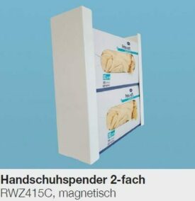 MEDIADENT magnetoMed Handschuhspender 2-fach MEDIADENT magnetoMed Handschuhspender 2-fach