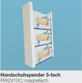 MEDIADENT magnetoMed Handschuhspender 3-fach MEDIADENT magnetoMed Handschuhspender 3-fach