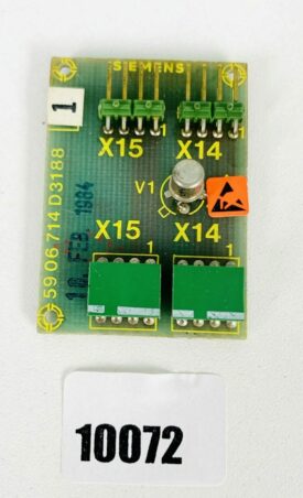 SIEMENS Sirona Platine 59 06 714  D3188 E1 Adapterplatte Ersatzteil SIEMENS Sirona Platine 59 06 714  D3188 E1 Adapterplatte Ersatzteil