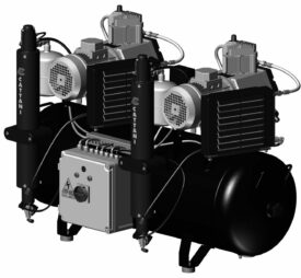CATTANI AC 610 CAD-CAM Kompressor Tandem 3-Zylinder-Kompressor mit 2 Membrantrocknungsanlagen NEU CATTANI AC 610 CAD-CAM Kompressor Tandem 3-Zylinder-Kompressor mit 2 Membrantrocknungsanlagen NEU
