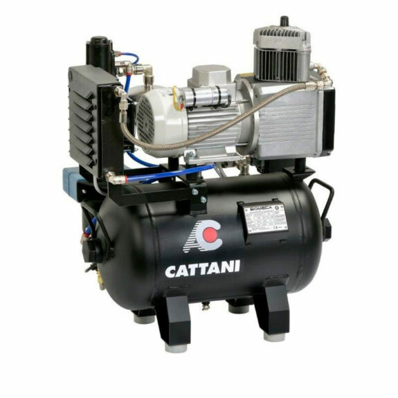 CATTANI AC 200 Dentalkompressor 2-Zylinder-Kompressor mit Lufttrockner NEU | 191146