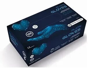 Nitrilhandschuhe puderfrei blau mittel (medium) (40×100 St.) | 196236