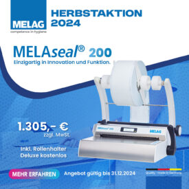 MELAG MELAseal 200 Folienschweißgerät Durchlaufsiegelgerät „Herbstaktion 2024“ MELAG MELAseal 200 Folienschweißgerät Durchlaufsiegelgerät „Herbstaktion 2024“