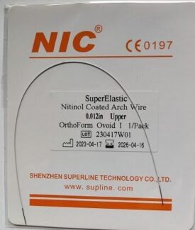 NIC® Rundbogen Nitinol OK Ovoidform 0.012′′ (3×25 St.) NIC® Rundbogen Nitinol OK Ovoidform 0.012′′ (3×25 St.)