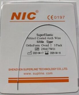 NIC®Rundbogen Nitinol OK Ovoidform 0.016′′ (3 St.) NIC®Rundbogen Nitinol OK Ovoidform 0.016′′ (3 St.)
