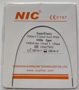 NIC® Rundbogen Nitinol OK Ovoidform 0.022′′ (3×25 St.) NIC® Rundbogen Nitinol OK Ovoidform 0.022′′ (3×25 St.)