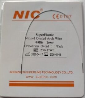 NIC® Rundbogen Nitinol UK Ovoidform 0.016′′ (3×25 St.) NIC® Rundbogen Nitinol UK Ovoidform 0.016′′ (3×25 St.)