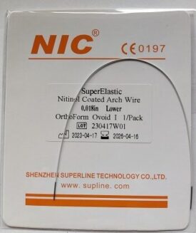 NIC® Rundbogen Nitinol UK Ovoidform 0.018′′ (3×25 St.) NIC® Rundbogen Nitinol UK Ovoidform 0.018′′ (3×25 St.)