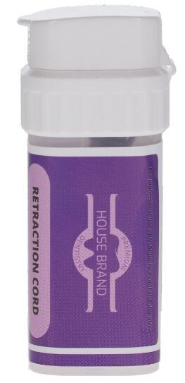 Housebrand Retraktionsfaden Gr. 0 nicht imprägniert lila-weiß (3×254 cm) | 197476