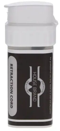 Housebrand Retraktionsfaden Gr. 000 nicht imprägniert lila-schwarz (3×254 cm) | 197478