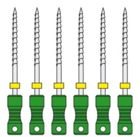 Hedströmfeilen, Länge 21 mm, ISO 70, grün (2×6 St.) Hedströmfeilen, Länge 21 mm, ISO 70, grün (2×6 St.)