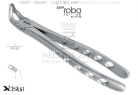 ZAHNZANGE, ENGL.FORM, FIG. 321 MODIF ROBA-EDITION BY DR. BECK, UNTERE PRÄMOLAREN, SPEZIALMAUL ZAHNZANGE, ENGL.FORM, FIG. 321 MODIF ROBA-EDITION BY DR. BECK, UNTERE PRÄMOLAREN, SPEZIALMAUL