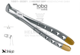 ZAHNZANGE, ENGL.FORM, FIG. 79, MODIF ROBA-EDITION BY DR. BECK, UNTERE WEISHEITSZÄHNE, MODIFIZIERT ZAHNZANGE, ENGL.FORM, FIG. 79, MODIF ROBA-EDITION BY DR. BECK, UNTERE WEISHEITSZÄHNE, MODIFIZIERT