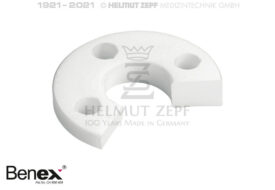 SEGMENTPLATTE RECHTS PTFE – WEISS  SEGMENTPLATTE RECHTS PTFE – WEISS