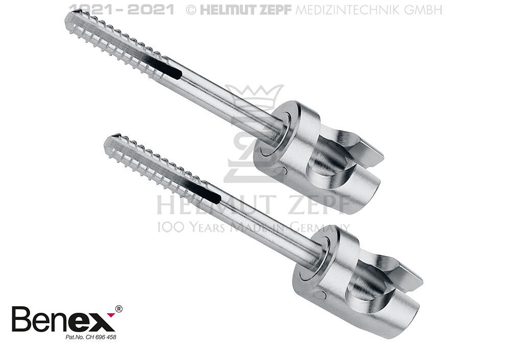 SCHRAUBE, 16 MM, Ø 2,1 MM, BENEX LF = LONG & FAT, VERPACKUNGSEINHEIT = 2 STÜCK | 198988 SCHRAUBE, 16 MM, Ø 2,1 MM, BENEX LF = LONG & FAT, VERPACKUNGSEINHEIT = 2 STÜCK | 198988