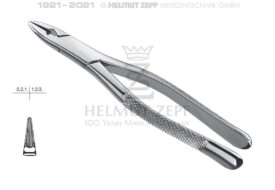 STANDARD,ZAHNZANGE, AM. FORM, FIG. 1, OBERE SCHNEIDE- U. ECKZÄHNE  STANDARD,ZAHNZANGE, AM. FORM, FIG. 1, OBERE SCHNEIDE- U. ECKZÄHNE