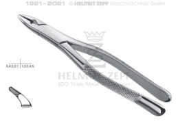 CRYER, ZAHNZANGE, AMER. FORM, FIG.151-A, UNTERE SCHNEIDEZÄHNE, PRÄMOL. & WURZELN  CRYER, ZAHNZANGE, AMER. FORM, FIG.151-A, UNTERE SCHNEIDEZÄHNE, PRÄMOL. & WURZELN