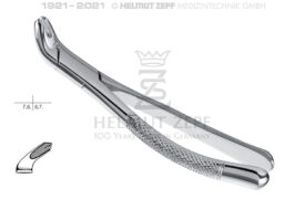 ZAHNZANGE, AMER. FORM, FIG. 217, UNTERE MOLAREN  ZAHNZANGE, AMER. FORM, FIG. 217, UNTERE MOLAREN