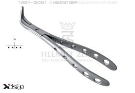 WURZEL- UND SPLITTERZANGE FÜR UNTERKIEFER, SEQESTER, ZEPF XCISION-DESIGN WURZEL- UND SPLITTERZANGE FÜR UNTERKIEFER, SEQESTER, ZEPF XCISION-DESIGN