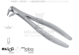 EXLOG® ZAHNZANGE FIG. 13 UNTERE PRÄMOLAREN SPEC.-MAUL, TIEFGREIFEND EXLOG® ZAHNZANGE FIG. 13 UNTERE PRÄMOLAREN SPEC.-MAUL, TIEFGREIFEND