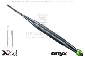 X – LUXA – TOOL – 1 GERADE, ARBEITSENDE 2,5 MM MIT GRÜNER KUGEL, ONYX BESCHICHTET X – LUXA – TOOL – 1 GERADE, ARBEITSENDE 2,5 MM MIT GRÜNER KUGEL, ONYX BESCHICHTET