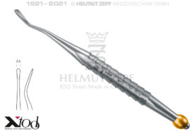 X-TOOL APPROXIMAL WURZELHEBER, DISTAL, FIG. 77L 4,5MM, FARBCODIERUNG GELB METALLIC X-TOOL APPROXIMAL WURZELHEBER, DISTAL, FIG. 77L 4,5MM, FARBCODIERUNG GELB METALLIC