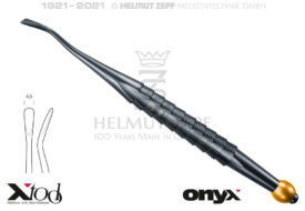APPROXIMAL WURZELHEBER, MESIAL, FIG.77RL 4,5MM, ZEPF X-TOOL GRIFF, GELBE FARBCODIERUNG, ONYX BESCHICHTET APPROXIMAL WURZELHEBER, MESIAL, FIG.77RL 4,5MM, ZEPF X-TOOL GRIFF, GELBE FARBCODIERUNG, ONYX BESCHICHTET