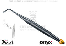 SYNDESMOTOM, RECHTSGEBOGEN FÜR LINGUALES BZW. BUKKALES LUXIEREN, ZEPF X-TOOL GRIFF, GELBE FARBCODIERUNG, ONYX SYNDESMOTOM, RECHTSGEBOGEN FÜR LINGUALES BZW. BUKKALES LUXIEREN, ZEPF X-TOOL GRIFF, GELBE FARBCODIERUNG, ONYX