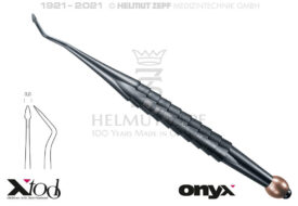 APICAL DESMOTOM, 3,0MM, MESIAL BIEGUNG ZEPF X-TOOL GRIFF, BRAUNE FARBCODIERUNG ONYX BESCHICHTET APICAL DESMOTOM, 3,0MM, MESIAL BIEGUNG ZEPF X-TOOL GRIFF, BRAUNE FARBCODIERUNG ONYX BESCHICHTET