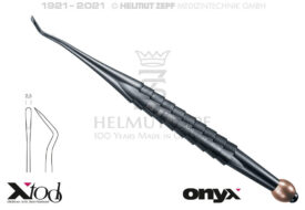 APICAL ELEVATOR, FÜR DEN APIKALEN ZUGANG ZUM WURZELREST, MESIAL BIEGUNG, 2,5MM BRAUNE FARBMARKIERUNG, ONYX BESCHICHTET APICAL ELEVATOR, FÜR DEN APIKALEN ZUGANG ZUM WURZELREST, MESIAL BIEGUNG, 2,5MM BRAUNE FARBMARKIERUNG, ONYX BESCHICHTET