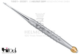 H-TOOL FIG.5 GERADE, ARBEITSENDE 3,0MM MIT GOLDFARBIGER KUGEL H-TOOL FIG.5 GERADE, ARBEITSENDE 3,0MM MIT GOLDFARBIGER KUGEL