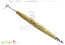 ZAHNERSATZHEBER NACH DR. WIETZORKE IN BIONIK GRIFF GELB  ZAHNERSATZHEBER NACH DR. WIETZORKE IN BIONIK GRIFF GELB