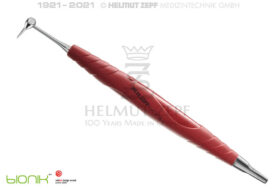 ZAHNERSATZHEBER NACH DR. WIETZORKE IN BIONIK GRIFF ROTVIOLETT  ZAHNERSATZHEBER NACH DR. WIETZORKE IN BIONIK GRIFF ROTVIOLETT