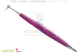 ZAHNERSATZHEBER NACH DR. WIETZORKE IN BIONIK GRIFF SIGNALVIOLETT  ZAHNERSATZHEBER NACH DR. WIETZORKE IN BIONIK GRIFF SIGNALVIOLETT
