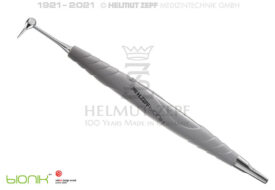 ZAHNERSATZHEBER NACH DR. WIETZORKE IN BIONIK GRIFF GRAU  ZAHNERSATZHEBER NACH DR. WIETZORKE IN BIONIK GRIFF GRAU