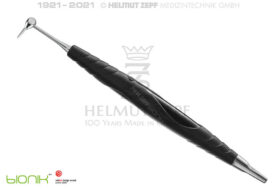 ZAHNERSATZHEBER NACH DR. WIETZORKE IN BIONIK GRIFF SCHWARZ  ZAHNERSATZHEBER NACH DR. WIETZORKE IN BIONIK GRIFF SCHWARZ