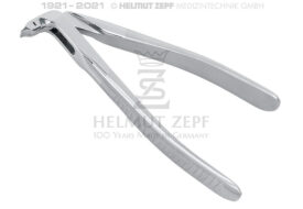 ZEPF – KRONEN-SPREIZ-ZANGE, 14,5 CM, MIT GEKEHLTEM GRIFF, NACH BAUER, MODIF. NEUES MODELL ZEPF – KRONEN-SPREIZ-ZANGE, 14,5 CM, MIT GEKEHLTEM GRIFF, NACH BAUER, MODIF. NEUES MODELL