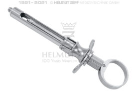 ZYLINDERAMPULLENSPRITZE M. KIPPVORR. 3 ASP.-HAKEN U. ARRETIERUNG, 1.8 ML, ROSTFREI ZYLINDERAMPULLENSPRITZE M. KIPPVORR. 3 ASP.-HAKEN U. ARRETIERUNG, 1.8 ML, ROSTFREI